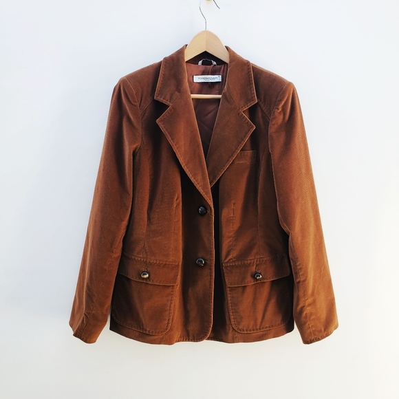 Marina Rinaldi Brown Corduroy Jacket - Picture 6 of 16